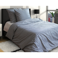  Комплект постельного белья "Полоска", 1,5-спальный, бязь обычная, фото 1 