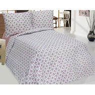  Комплект постельного белья 16С124-ШР "Цветы", 1,5-спальный, лён, фото 1 