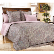  Комплект постельного белья "Кашмир 4", бордовый, 1,5-спальный, сатин, фото 1 