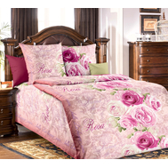  Комплект постельного белья "Аромат розы 1", 1,5-спальный, бязь обычная, фото 1 