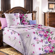  Комплект постельного белья "Кружевница 2", розовый, 1,5-спальный, бязь обычная, фото 1 