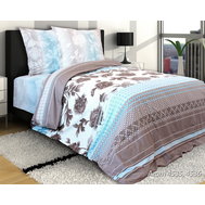  Комплект постельного белья "Агат", 1,5-спальный, 2 нав. 70 на 70 см, поплин, фото 1 
