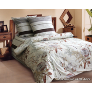  Комплект постельного белья "Моккочино", 1,5-спальный, 2 нав. 50 на 70 см, поплин, фото 1 