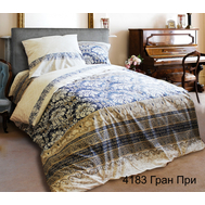  Комплект постельного белья "Гран-При", 1,5-спальный, 2 нав. 70 на 70 см, поплин, фото 1 