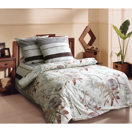  Комплект постельного белья "Моккочино", 1,5-спальный, 2 нав. 70 на 70 см, поплин, фото 1 