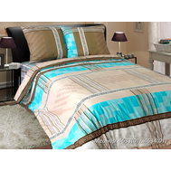  Комплект постельного белья "Меандр", 2-спальный, 2 нав. 50 на 70 см, поплин, фото 1 