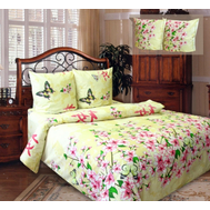  Комплект постельного белья "Цветение сакуры", 2-спальный, бязь обычная, фото 1 