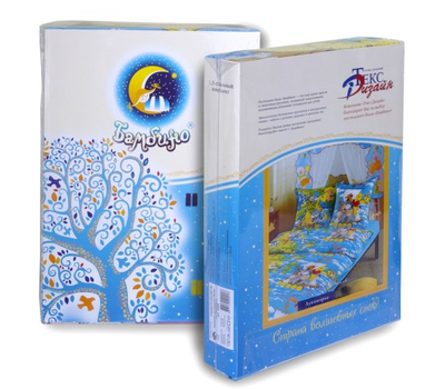  Комплект постельного белья "Красотки 1", голубой, 1,5-спальный, бязь обычная, фото 3 