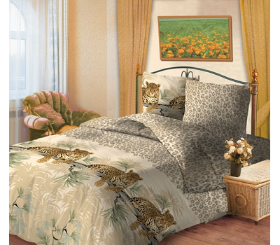  Комплект постельного белья “Гепард”, 1,5-спальный, сатин, фото 1 