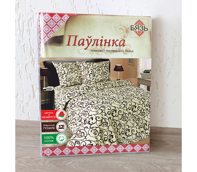  Комплект постельного белья "Завитки", 2-спальный, бязь обычная, фото 2 