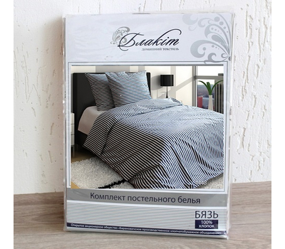  Комплект постельного белья "Полоска", 1,5-спальный, бязь обычная, фото 4 