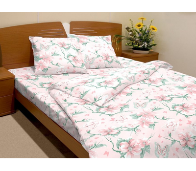  Комплект постельного белья Amore Mio "Фарфоровый", 1,5-спальный, бязь обычная, фото 1 