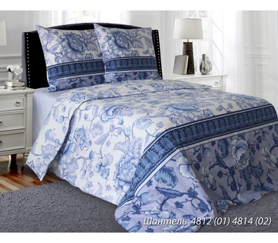  Комплект постельного белья "Шантель", 1,5-спальный, 2 нав. 70 на 70 см, бязь обычная, фото 1 