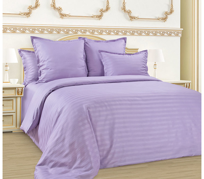  Комплект постельного белья "Фиалка", 1,5-спальный, страйп-сатин, фото 1 