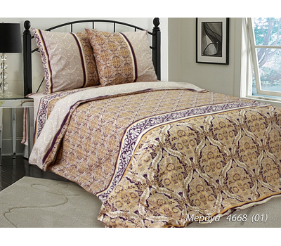  Комплект постельного белья "Мердуа", 2-спальный, 2 нав. 70 на 70 см, поплин, фото 1 